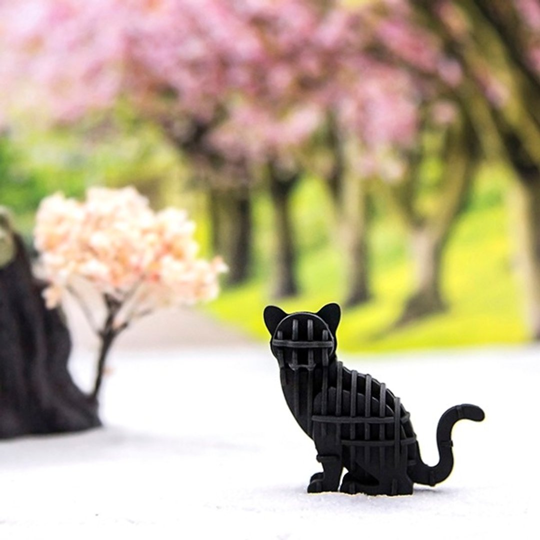 Jigzle® 3D立体拼图系列 | 纸质猫拼图 | 超疗愈 - 木工/竹艺/纸艺 - 纸 