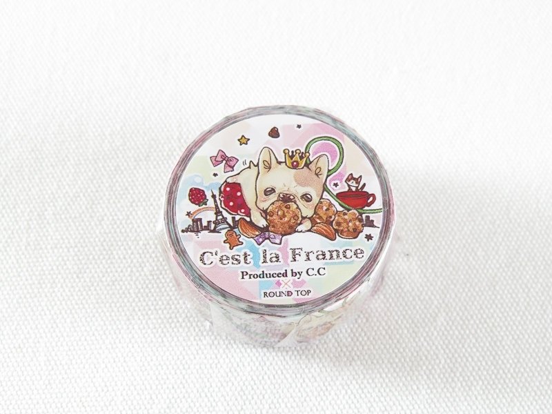 出7蛋ＣＣ款甜点法斗ＲＴ纸胶带 - 纸胶带 - 纸 多色