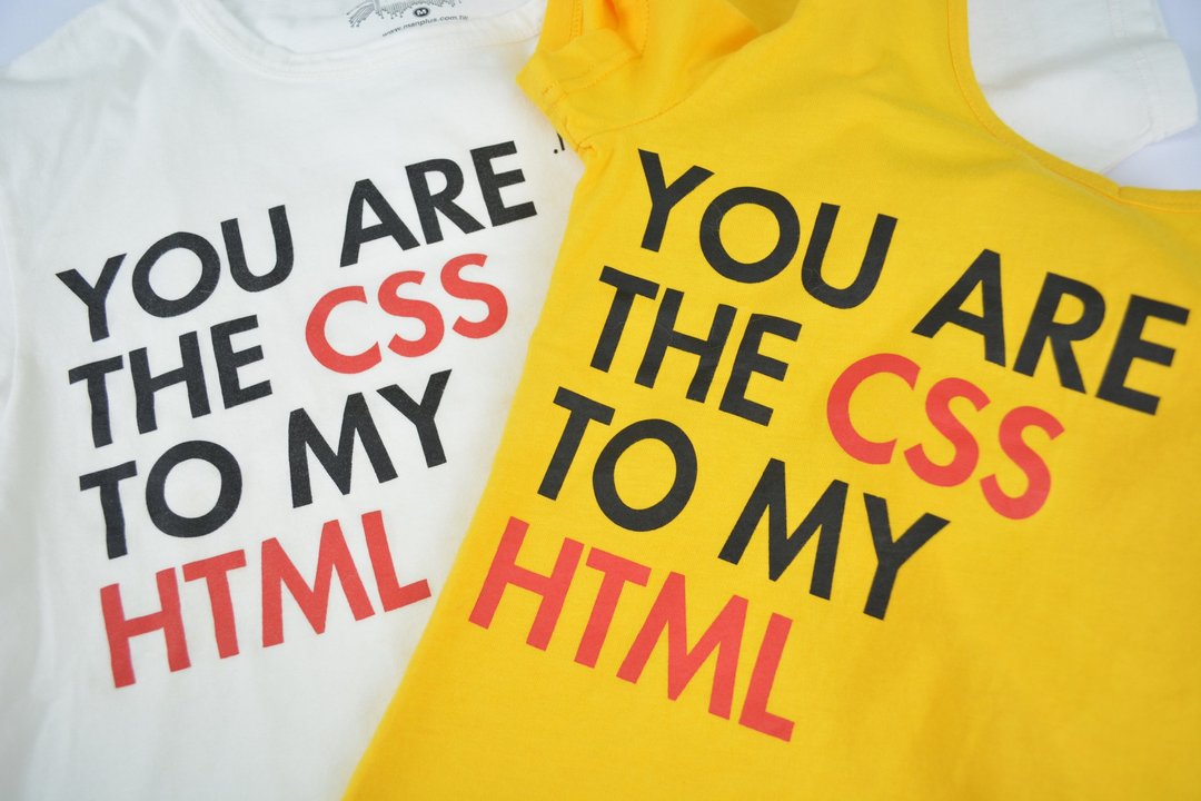 【Mapus】爱的CSS   T-shirt (女) - 女装 T 恤 - 棉 黄色