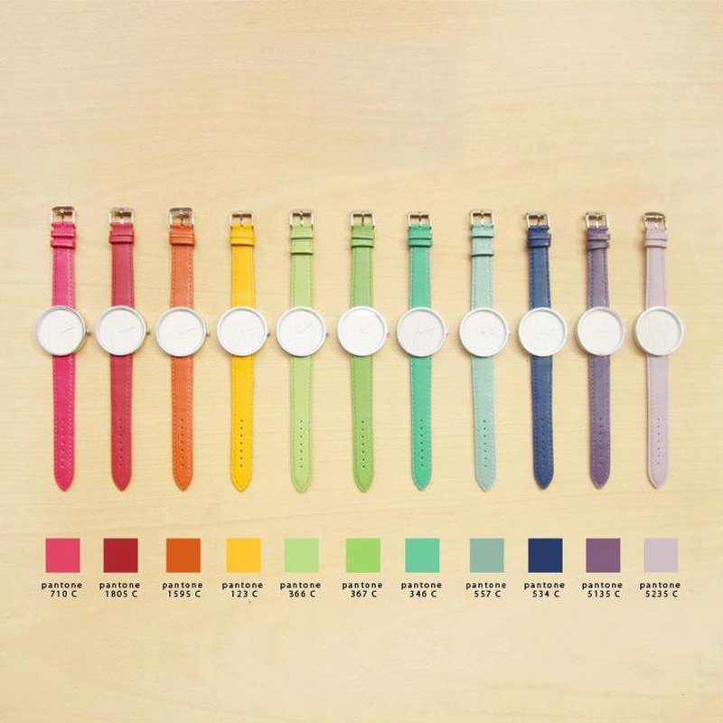 Pantone 木核 手工表 手表 ( 单价） - 女表 - 木头 多色