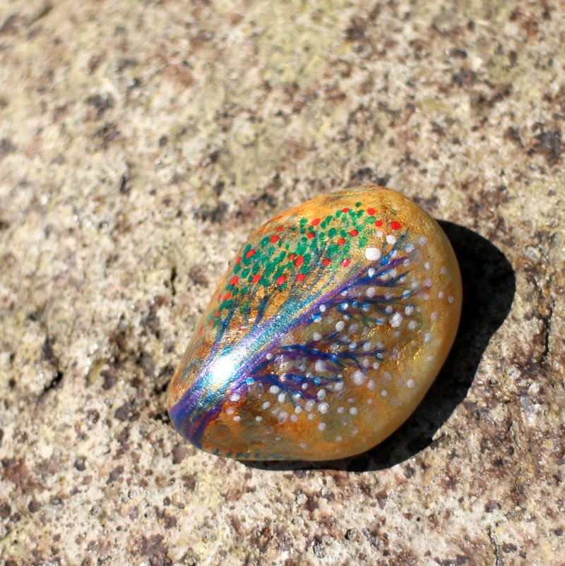 富察令儿·彩绘石头 - 摆饰 - 宝石 金色