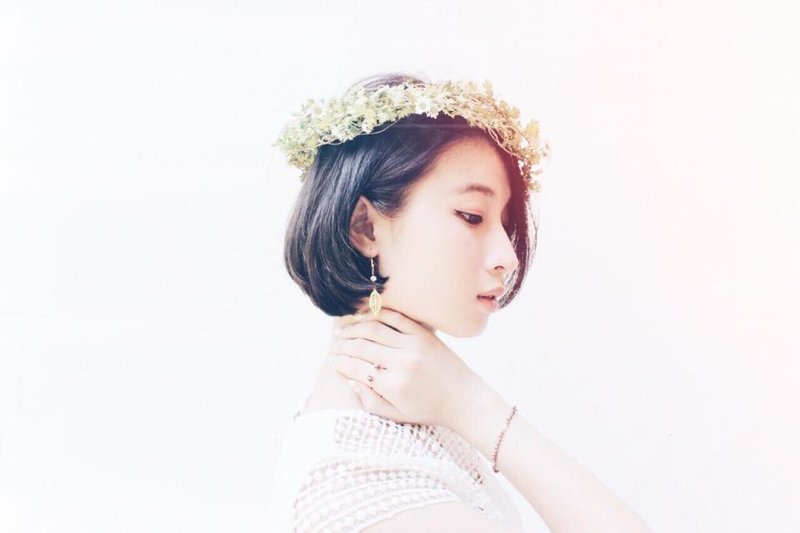 客订-青金石小方纯银耳环 （耳夹） - 耳环/耳夹 - 宝石 蓝色