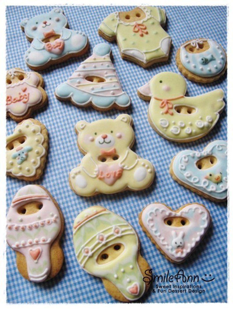 SmileAnn/宝宝收涎饼干12片组 - 蛋糕/甜点 - 新鲜食材 