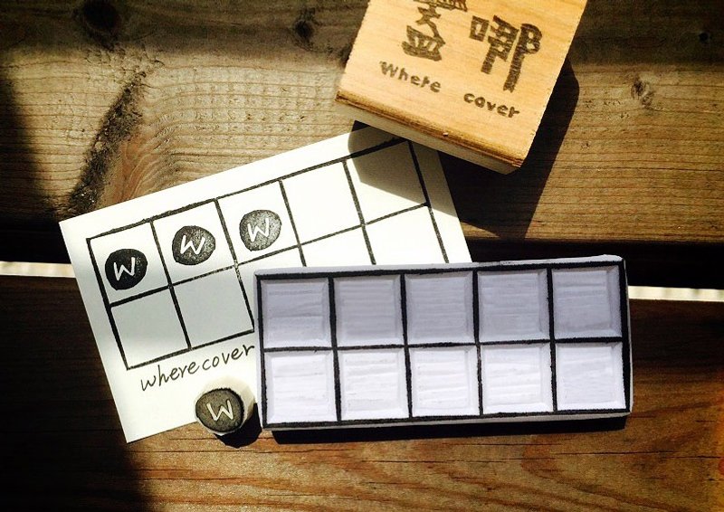 小老板集点卡_下标后请备注需要的英文字母 - 印章/印台 - 其他材质 