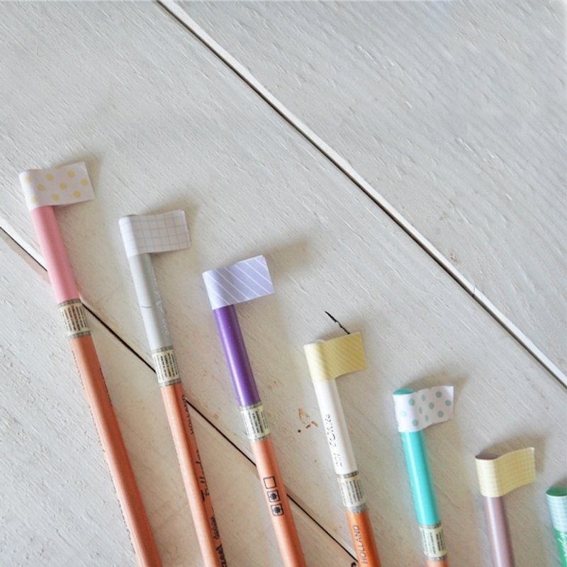 图形胶带贴纸-不残胶装饰包装贴纸-文具包装-手帐贴纸 - 贴纸 - 纸 