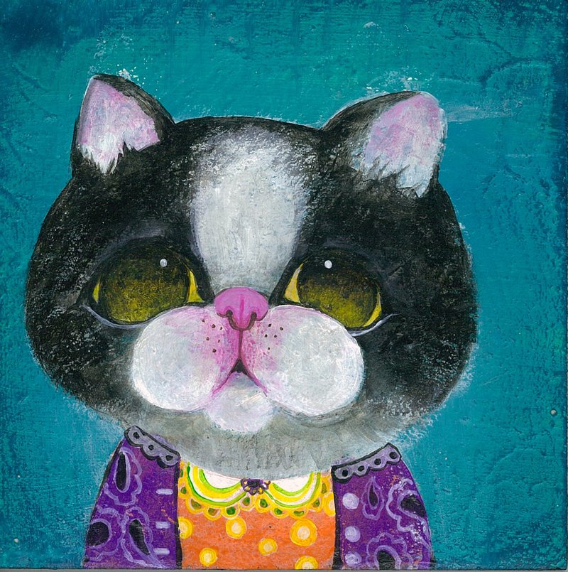 ✪古着文青猫✪  好朋友明信片/卡片 - 卡片/明信片 - 纸 