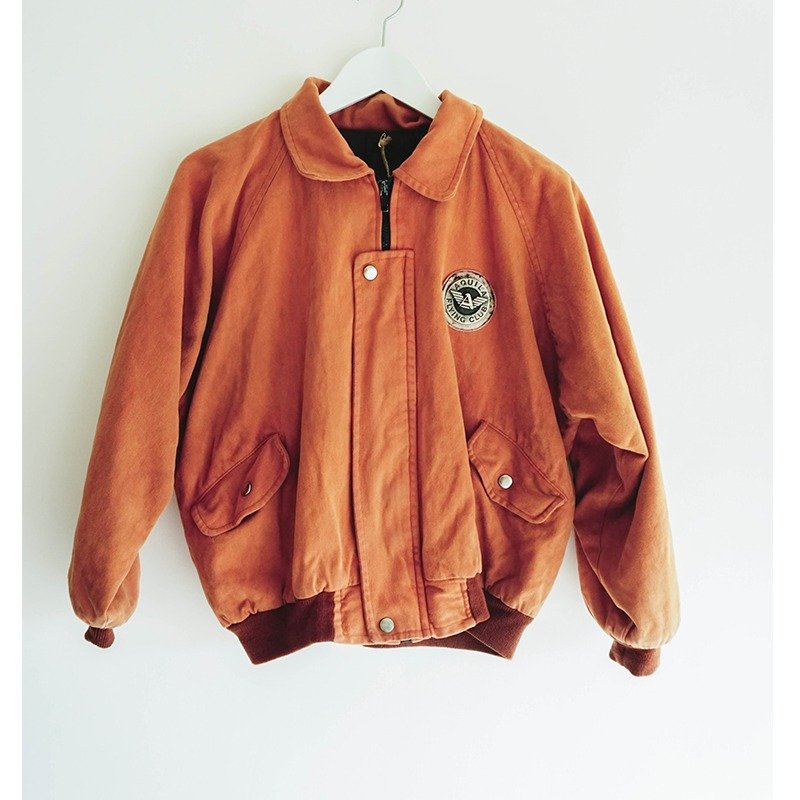 【你 好 嬉 皮 Hello Hippie】空军款式铺棉夹克- （落肩设计） - 女装休闲/机能外套 - 其他材质 