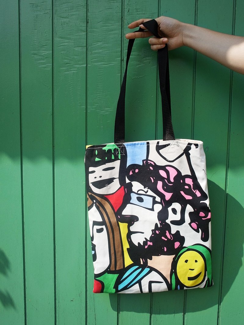 A MERRY HEART♥人人为我我为人人拖特包 - 侧背包/斜挎包 - 其他材质 多色