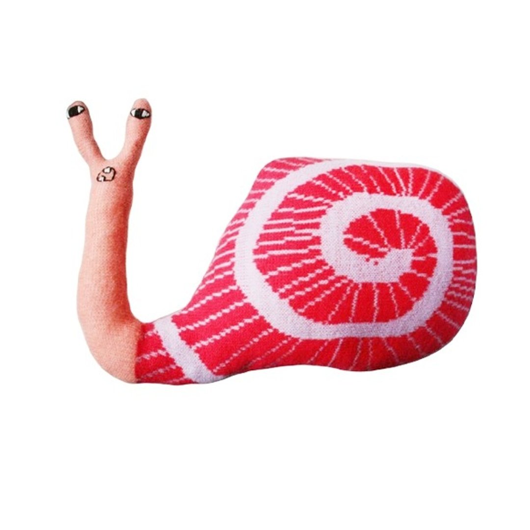 Stick the Snail 纯羊毛玩偶 | Donna Wilson - 玩偶/公仔 - 羊毛 粉红色