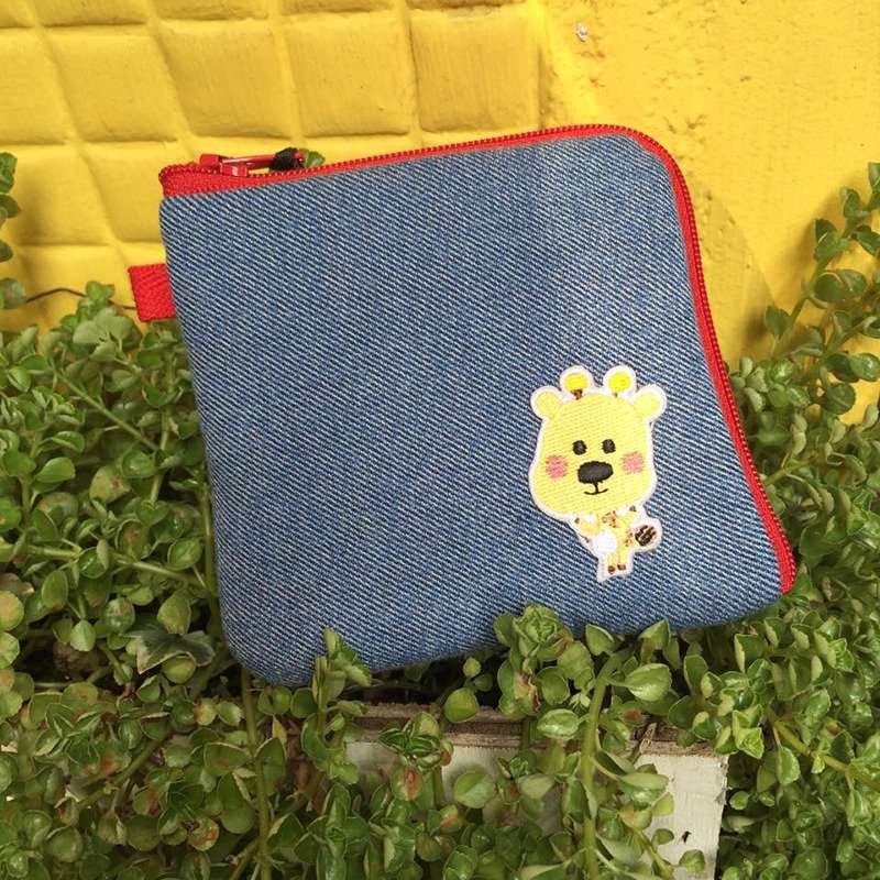 小布包_牛仔蓝 - 零钱包 - 棉．麻 蓝色