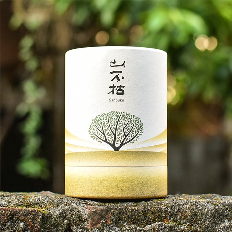 有机老手路包种茶・款待圆罐・水甜 - 茶 - 新鲜食材 黄色