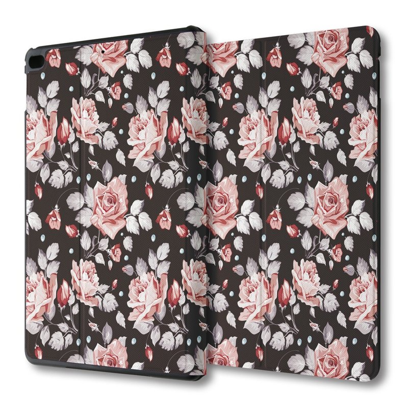 AppleWork iPad Air 多角度翻盖皮套 缤纷花漾 PSIBA-002S - 平板/电脑保护壳 - 塑料 黑色