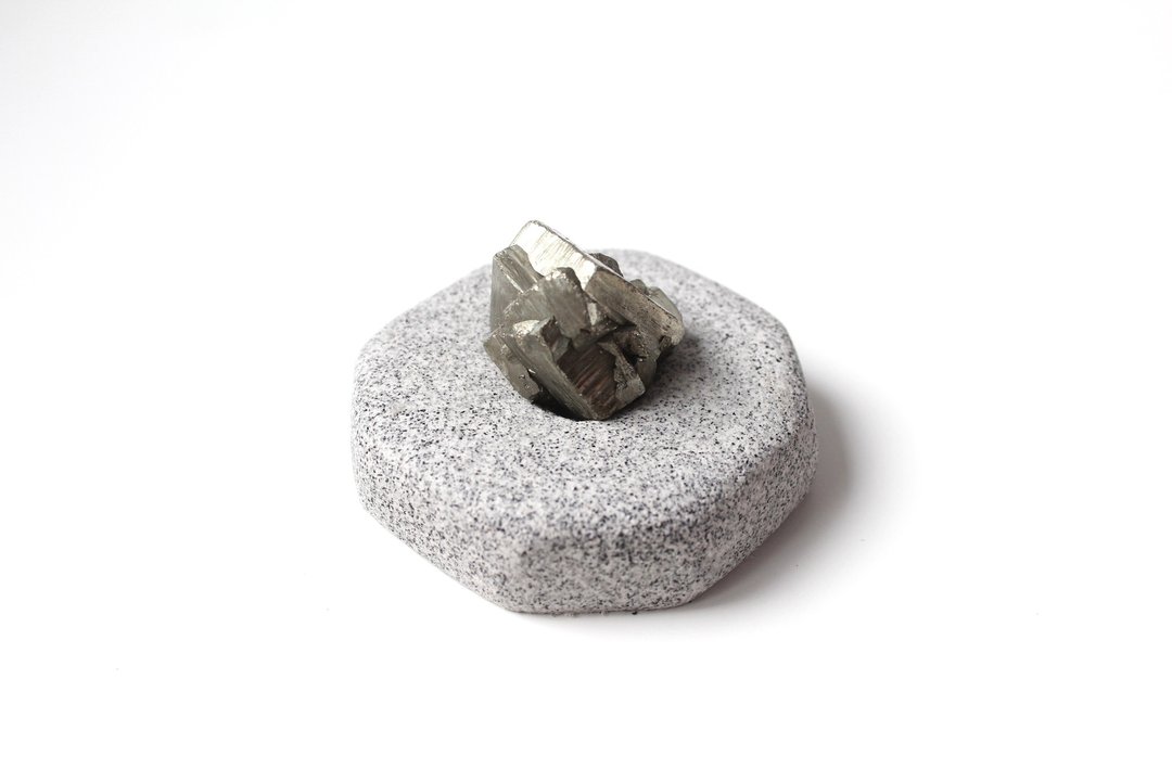 石栽 SHIZAI▲立方型黄铁矿（愚人金）▲ - 摆饰 - 其他材质 金色