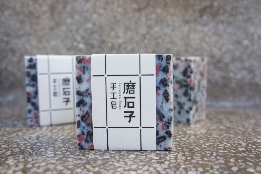 Handmade Taiwan Terrazzo Soap 台湾磨石子手工皂 - 白色 - 肥皂/手工皂 - 其他材质 白色