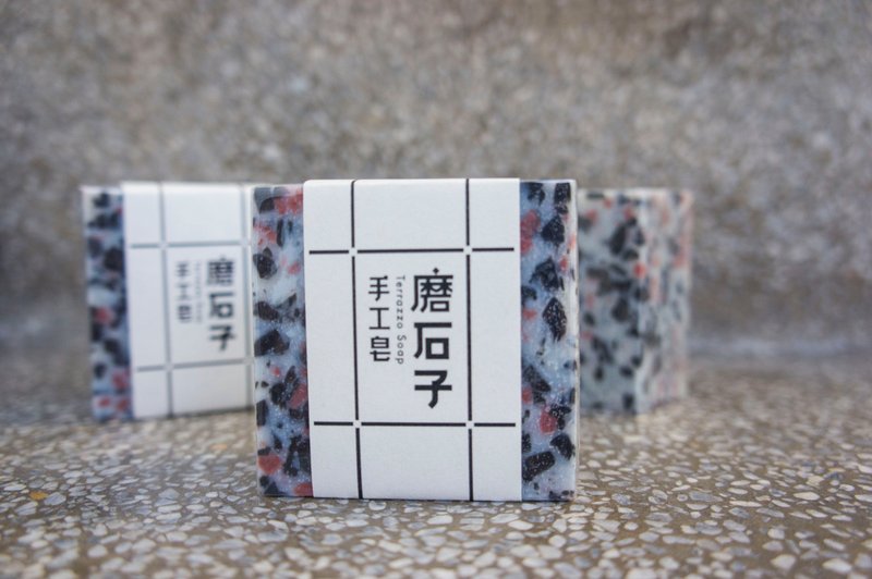 Handmade Taiwan Terrazzo Soap 台湾磨石子手工皂 - 白色 - 肥皂/手工皂 - 其他材质 白色