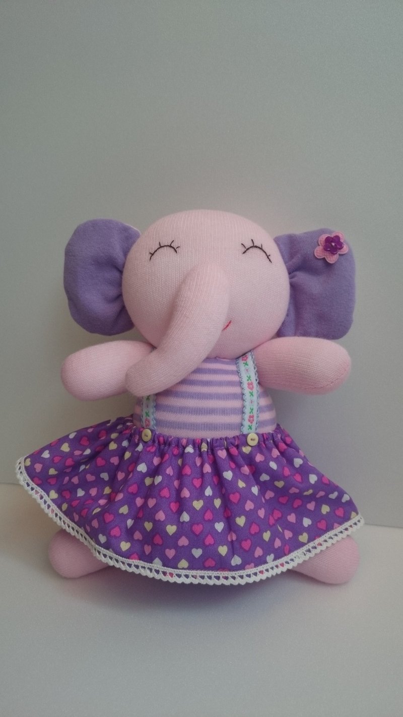 宛茱乐园_可爱之袜子娃娃_跳舞象 - 玩偶/公仔 - 其他材质 