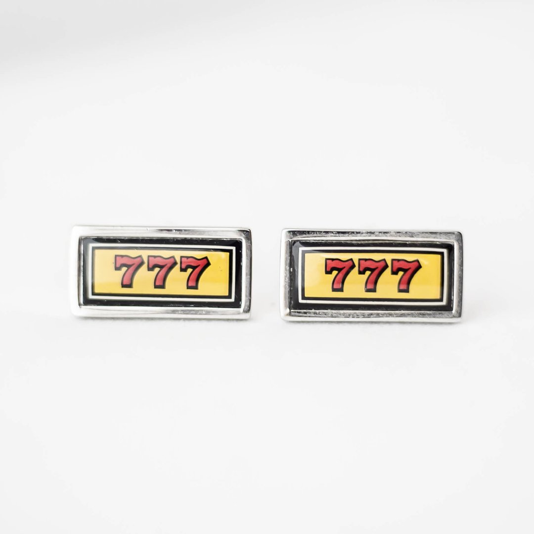 老虎机幸运777袖扣  LUCKY 777 CUFFLINKS - 袖扣 - 其他金属 