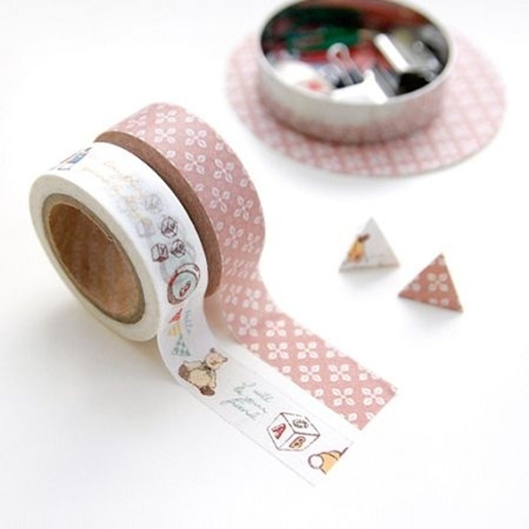 Dessin x ICONIC-纸胶带组(2入)-03 TOY,ICO80510 - 纸胶带 - 纸 多色