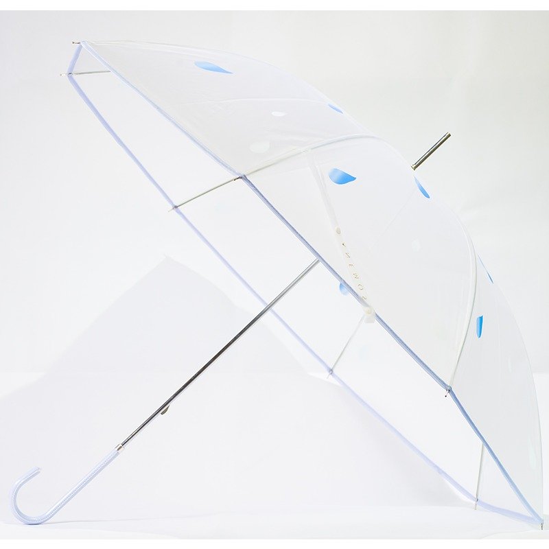 四时花雨叶 夏雨 晴雨两用透明伞 - 雨伞/雨衣 - 塑料 白色