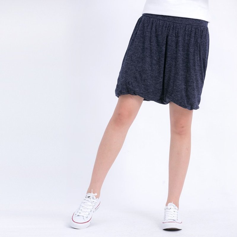 Lucia 花苞裤裙/深蓝 - 女装长裤 - 其他材质 蓝色