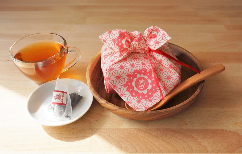 ARTEA【小确幸3款早午茶组】(原片立体茶包3gX10).ARTEA 千合趣 - 茶 - 棉．麻 橘色