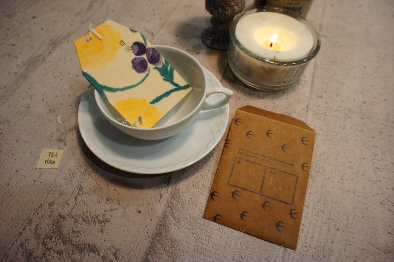 封筒乐/新款上市  日安茶包卡 ---日本蜡油纸/TEA TIME - 卡片/明信片 - 纸 多色