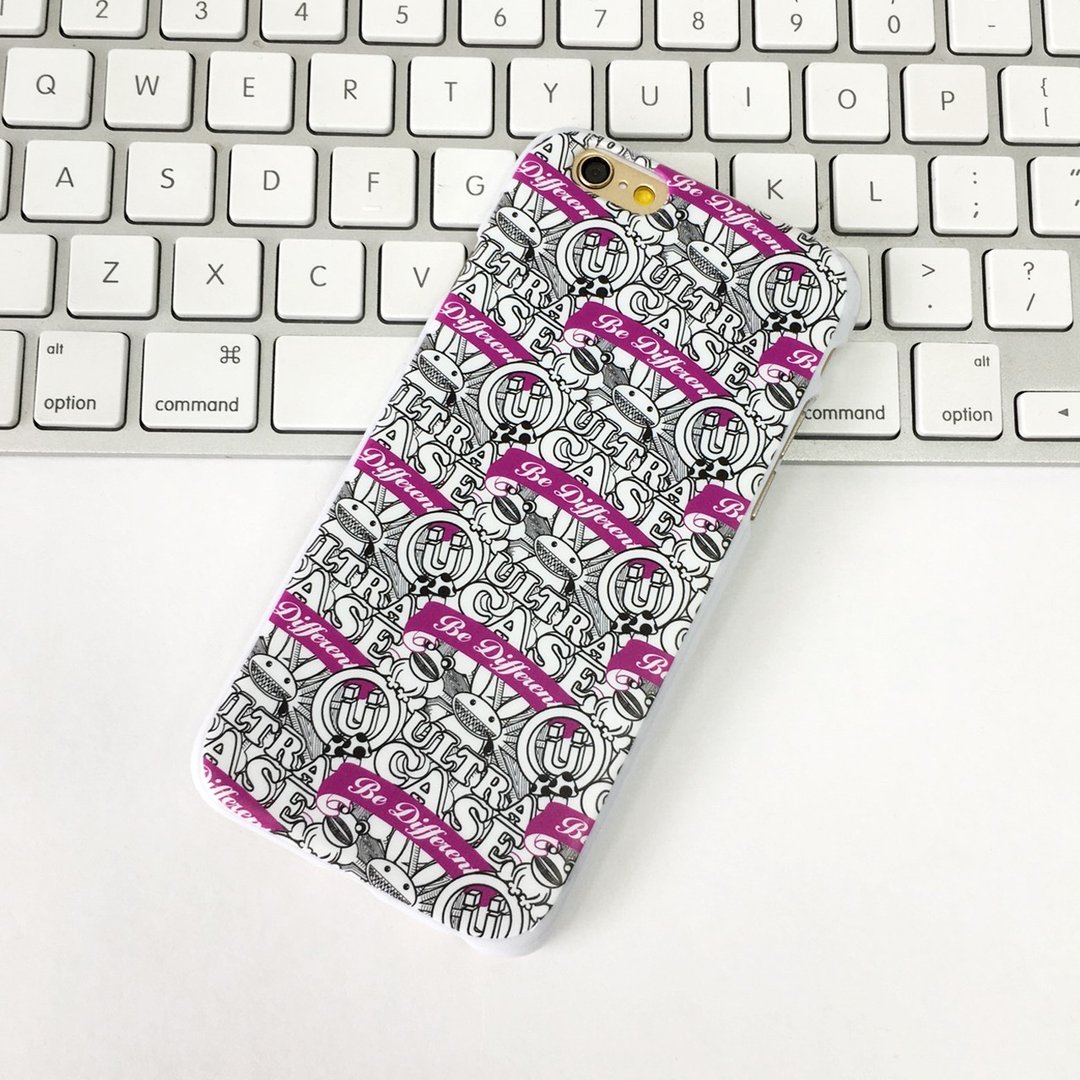 香港原创设计 UltraCase 白色动物图案 iPhone X,  iPhone 8,  iPhone 8 Plus,  iPhone 7, iPhone 7 Plus, iphone 6/6S , iphone 6/6S PLUS, Samsung Galaxy Note 7 透明手机壳 - 其他 - 塑料 