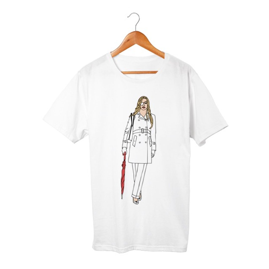 California Mountain Snake T-shirt - 女装 T 恤 - 棉 白色