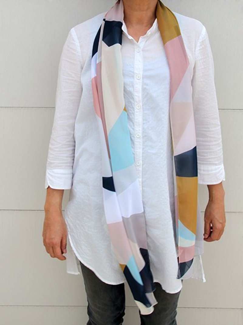 BUWU｜日丽雪纺丝巾 - 丝巾 - 其他材质 