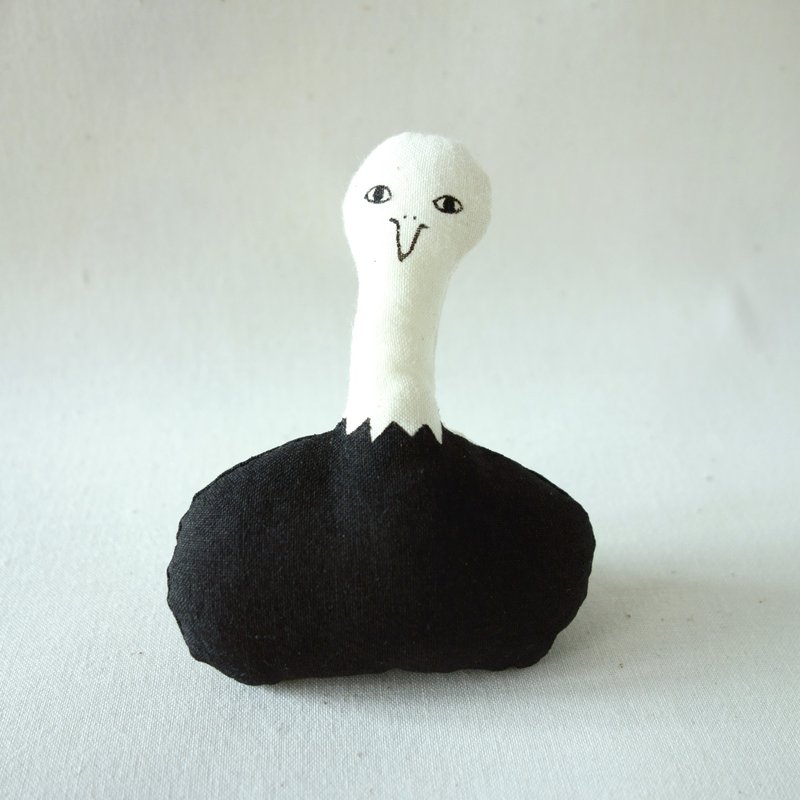 鸵鸟  胸针 别针 - 胸针 - 其他材质 白色