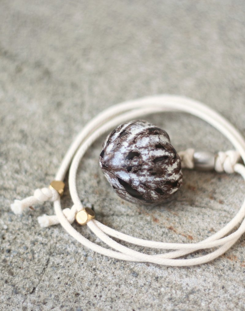 石栎.项链 ─坚定的心● - 项链 - 植物．花 白色