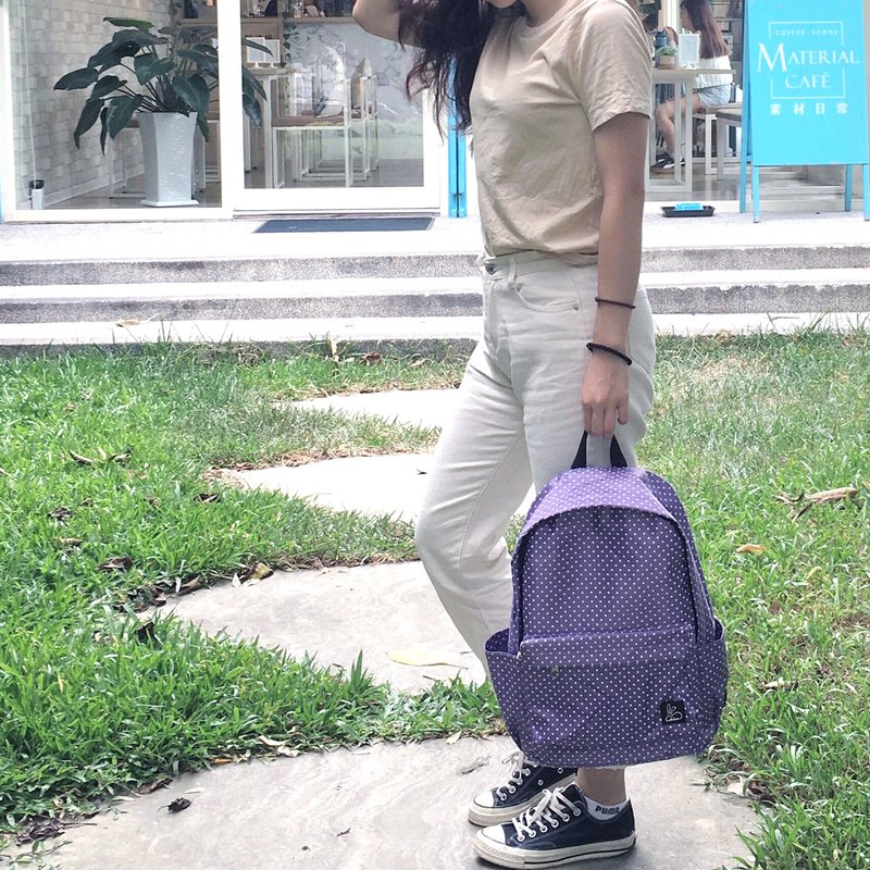就是点点后背包 - 后背包/双肩包 - 防水材质 紫色