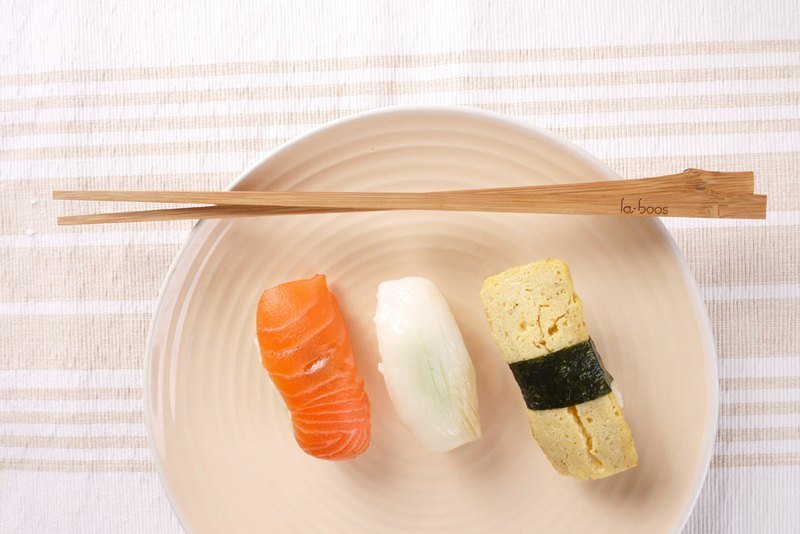 la-boos 天然竹节筷 - 筷子/筷架 - 竹 绿色