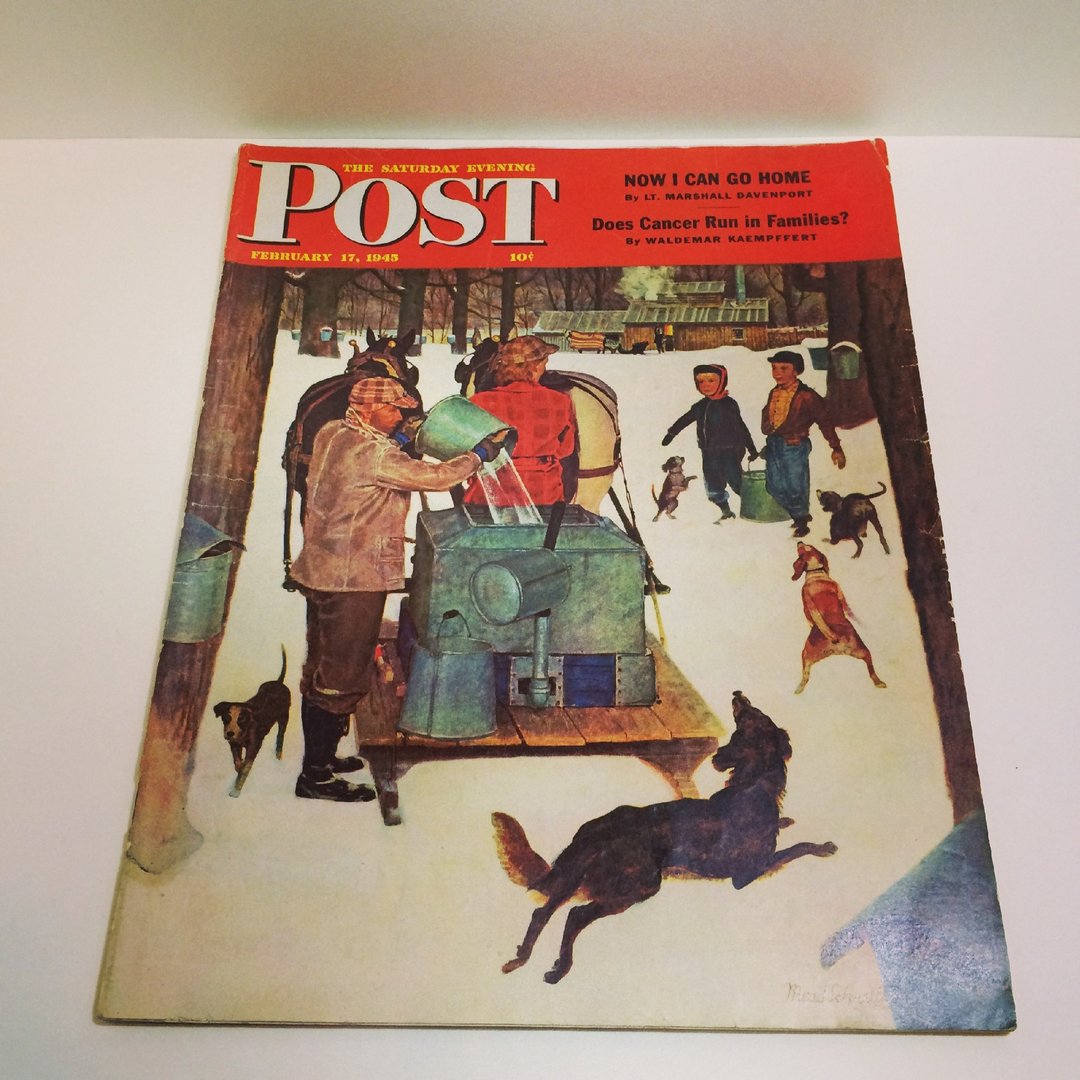 美国 1945年出刊的 Post 老杂志  - 刊物/书籍 - 纸 金色