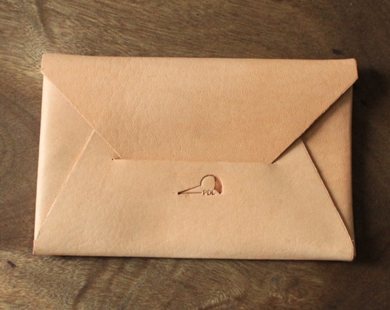 企梦想品牌- 私藏微笑复古焦糖色英国风纯牛皮名片夹(限量版) - 名片架/名片座 - 真皮 橘色