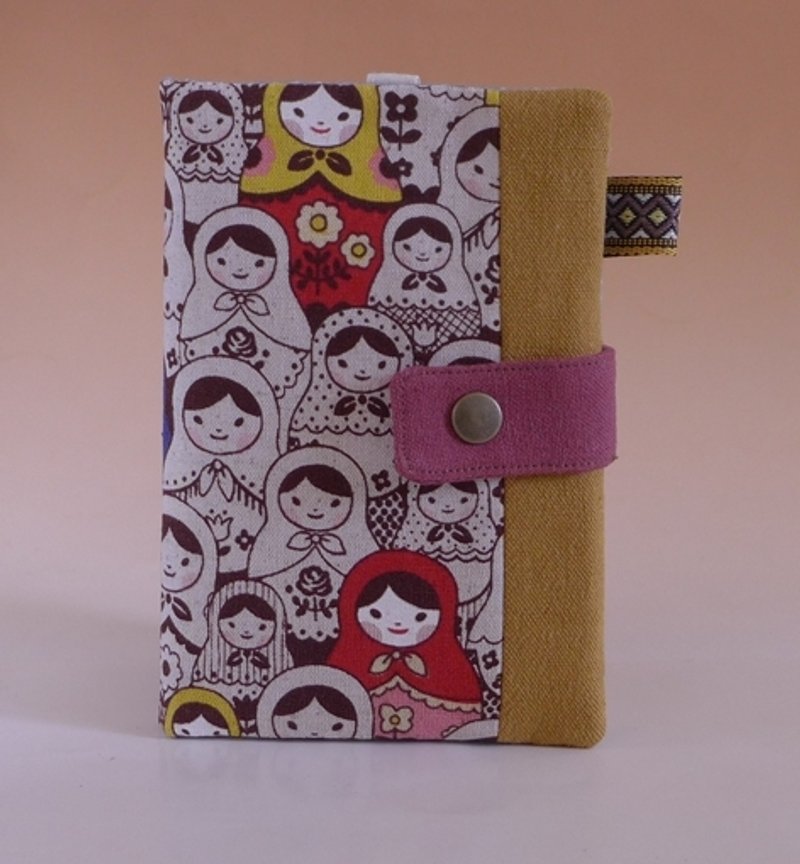 多功能护照夹/长布夹/ 收纳夹 *北欧风情之俄罗斯娃娃* - 护照夹/护照套 - 其他材质 