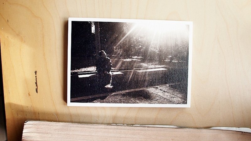 OldNew Lady-摄影明信片【悠闲午后】 K4 - 卡片/明信片 - 纸 黑色