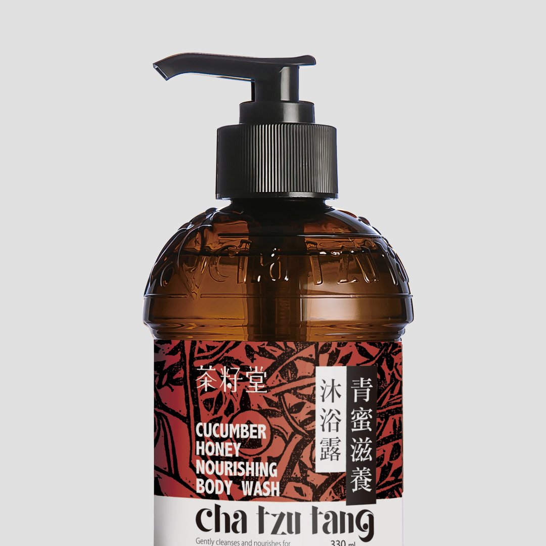 茶籽堂 青蜜滋养沐浴露330mL【干性及一般肤质适用】 - 沐浴用品 - 植物．花 红色