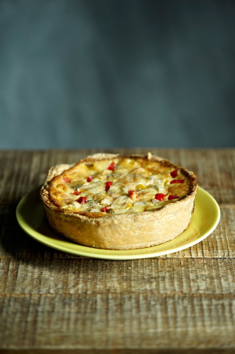 野菇派对咸派 (蛋奶素) Mushroom Quiche(Ovo-lacto Vegetarian) - 其他 - 新鲜食材 橘色