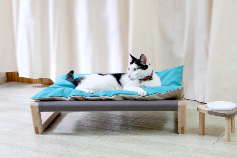 【毛家私】方型吊床(含床垫)-S号-适用小型宠物 - 床垫/笼子 - 木头 