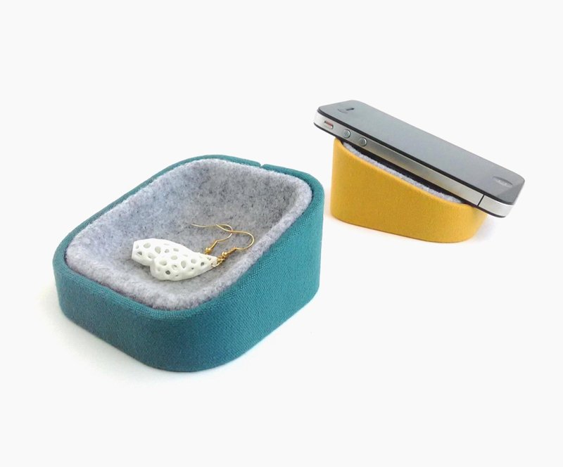 canvas smart-base TUTUMI-KAKU - 其他 - 羊毛 蓝色