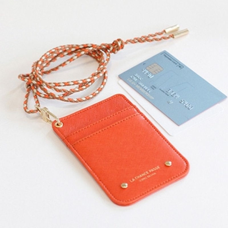 Dessin x Iconic-都市经典颈背带cross-橘棕,ICO98715 - 其他 - 真皮 橘色