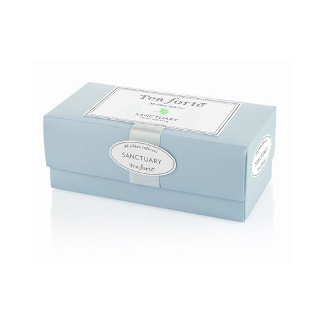 Tea Forte 太上养生20入丝质茶包 Ribbon Box - SANCTUARY - 茶 - 植物．花 蓝色