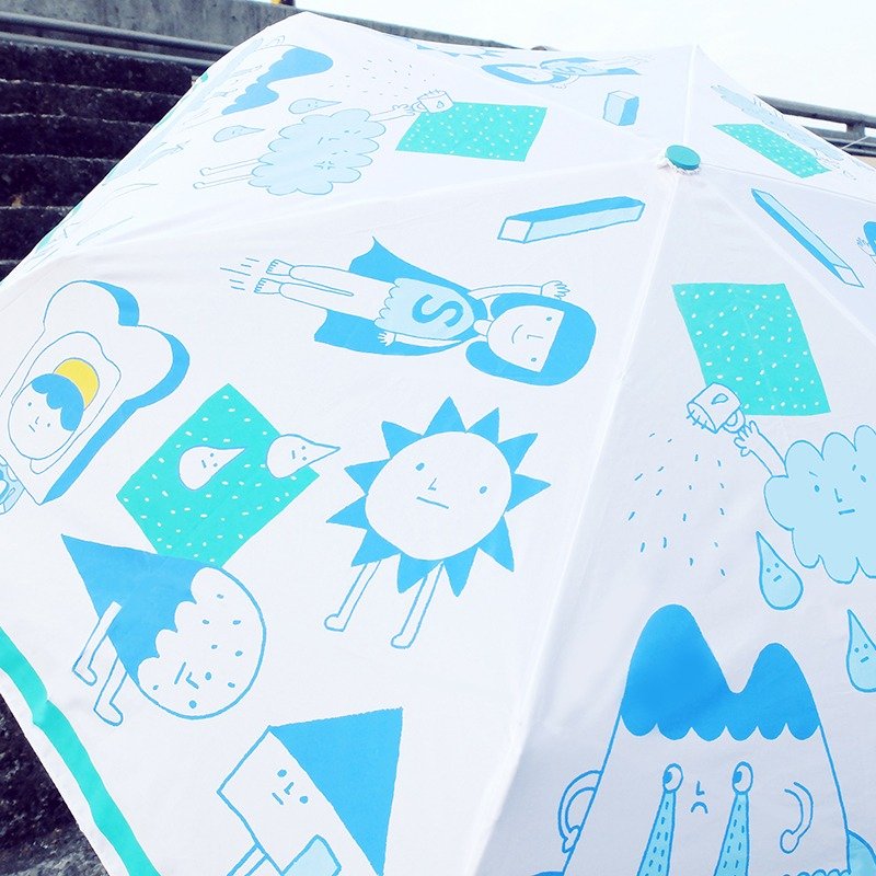 自然现象 / 右手超人伞 - 雨伞/雨衣 - 防水材质 蓝色