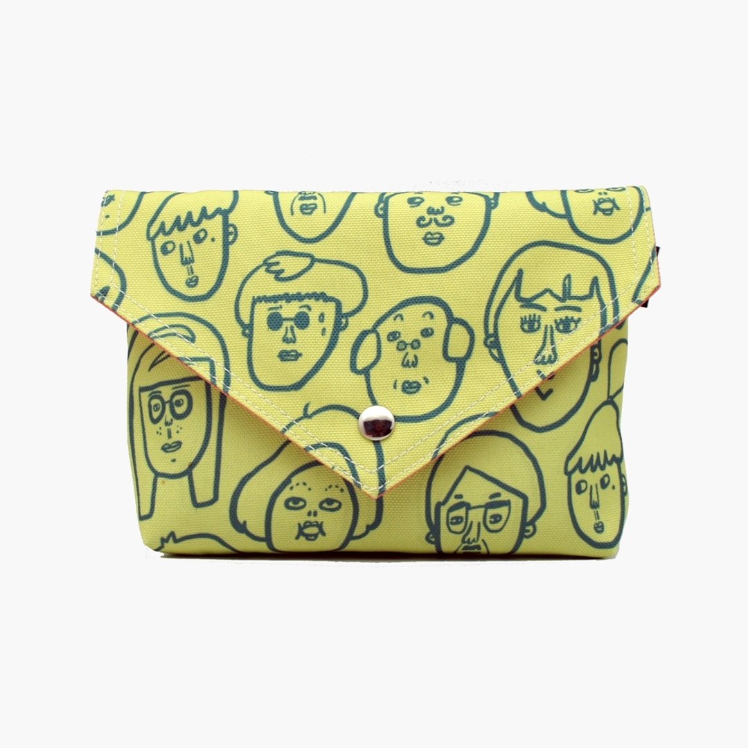 BLR 手工 印花 Magai's 联名款 好朋友包 BB BAG 肩背包 - 侧背包/斜挎包 - 其他材质 绿色
