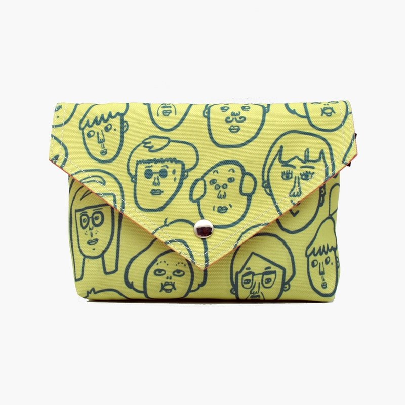 BLR 手工 印花 Magai's 联名款 好朋友包 BB BAG 肩背包 - 侧背包/斜挎包 - 其他材质 绿色