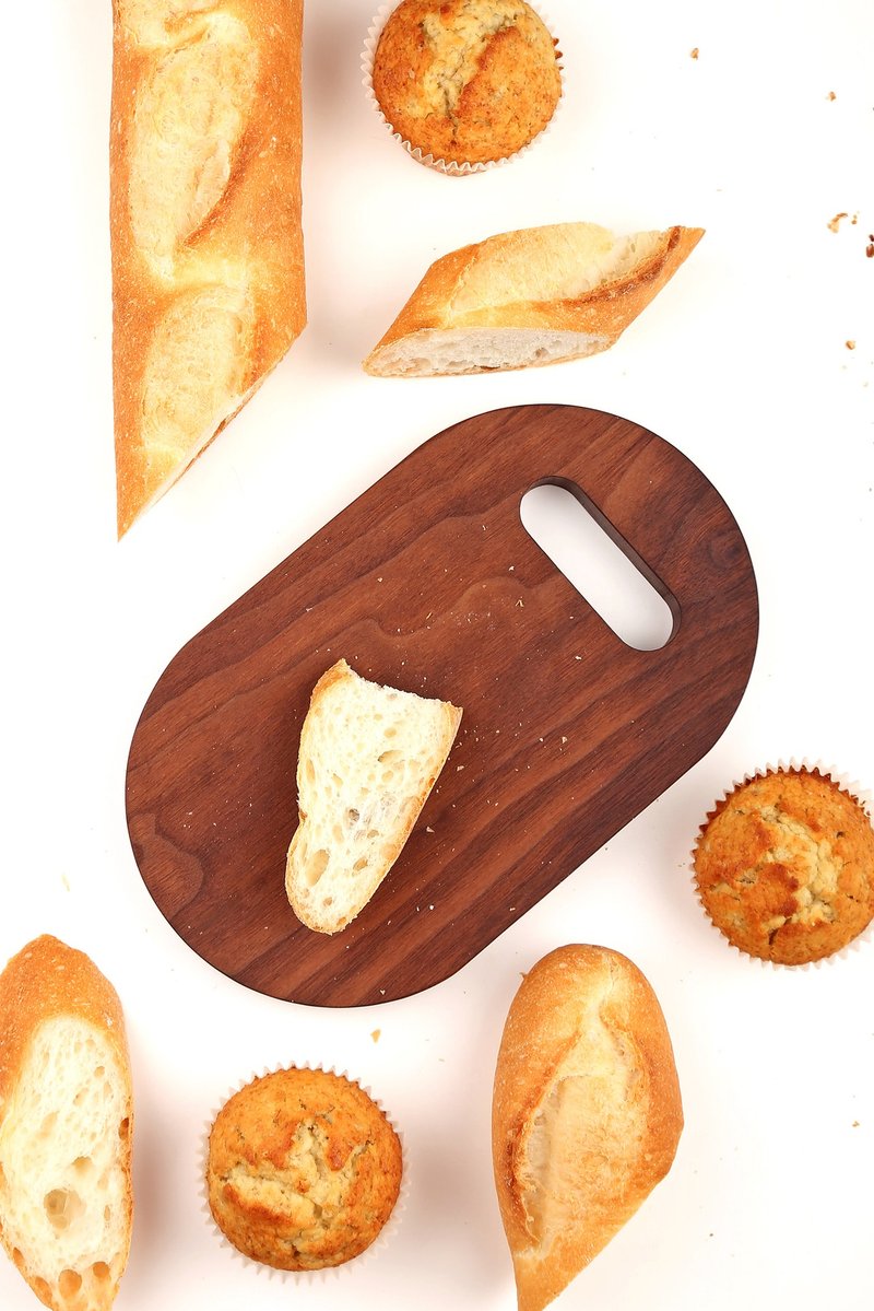 木制餐板/切板-北美胡桃木-25厘米 - 厨房用具 - 其他材质 咖啡色