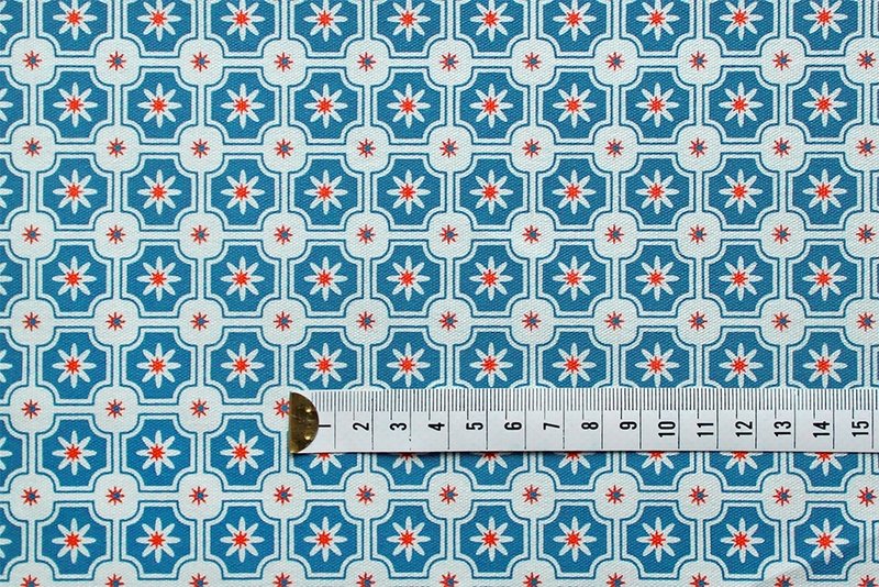 布匹-老磁砖2号/灰蓝底巴黎蓝(400g) - 其他 - 其他材质 蓝色