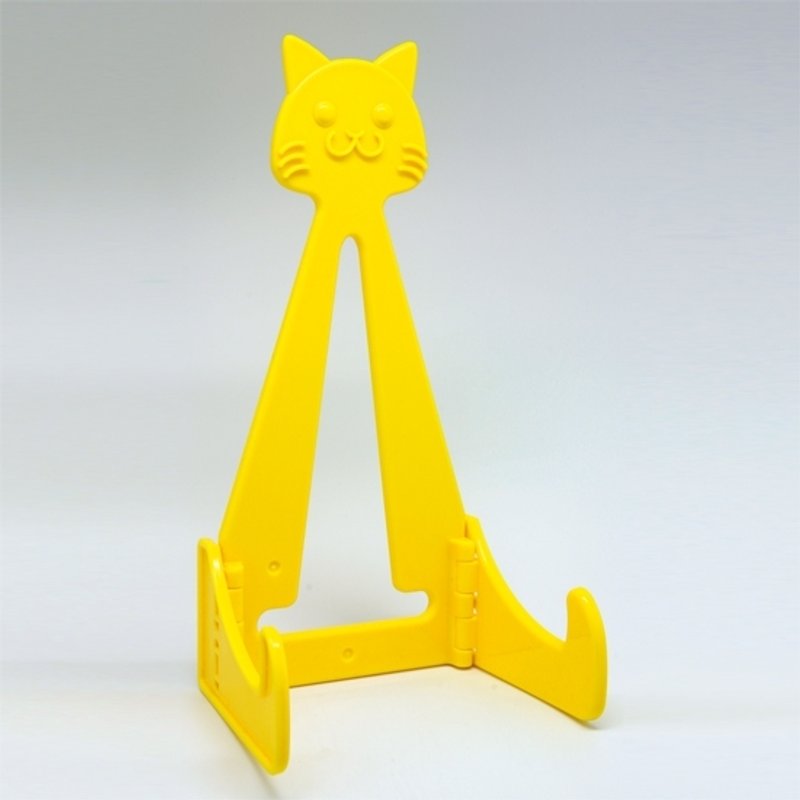 猫咪造型盘子展示架 黄色-86012 - 其他书写用品 - 塑料 黄色