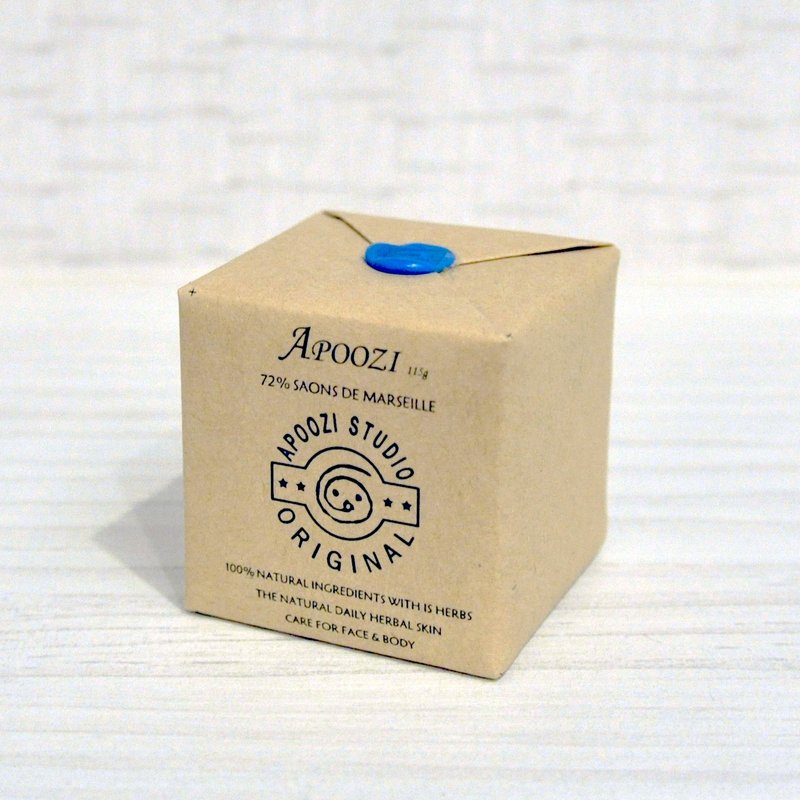 手工马赛皂　香蜂薄荷 - 沐浴用品 - 植物．花 蓝色